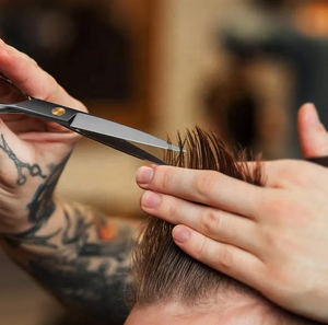 Wholesale Tegra Surgical Stainless Steel Professional Hair Cutting Scissors 28 <b>Teeth</b> Medium Rubber Handle Right-Handed for Salon - Product Image 6