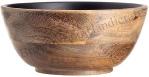 High Quality Food Grade Finished Handmade Solid Wooden Serving <b>Bowl</b> Best Market Price for Multipurpose Use Bulk Supply Available - Product Image 6
