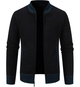 Sweat à capuche personnalisé pour homme à manches longues, couleur unie, mode hiver, 100 % coton, avec poche, respirant et séchage rapide - Product Image 2