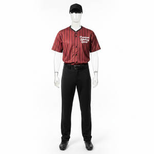 Uniformes de Béisbol Personalizados de Alta Calidad con Apliques 3D, Tela Transpirable, Opción de Nombre de Equipo, Precio al por Mayor para Hombre - Product Image 1
