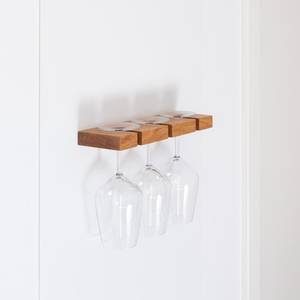 Wooden Wine Glass Holder <b>Wall</b> mounted Minimalist Design and Glass Organizer for Party, serving Use - Product Image 1