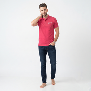 Camiseta Polo de Cuello Clásico para Hombre de Alta Calidad, Color Sólido, Manga Corta, Cómoda para Uso Diario, Ropa Casual a la Moda - Product Image 3