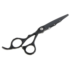 6.0 Inch Black-blue New Fashion Design Beauty Barber Scissors Flat Scissors Tooth Hair Scissors - Product Image 6