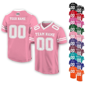 Maillot de football personnalisable pour adultes et enfants, personnalisé avec le nom et le numéro de l'équipe, motif Paisley pour les fans de football américain - Product Image 1
