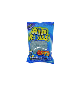 Bulk Wholesale Supply Rip <b>Rolls</b> <b>Blue</b> Raspberry Licorice Candy 1.4 oz Sweet and Sour Chewy Candy <b>Roll</b> Snack - Product Image 3