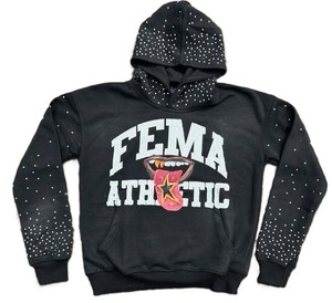 Sweat-shirts à strass pour hommes délavés à l'acide, designs personnalisés, 100% coton molletonné, pull-over délavé à l'acide, pull-over effet vieilli 450 g/m² - Product Image 1