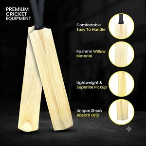 Equipamiento de Cricket de Primera Calidad, Bates de Cricket y Tenis de Media Caña, Nuevo Diseño, Construcción en Madera, Bates de Cricket Duraderos Unisex - Product Image 4