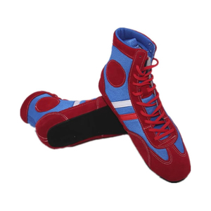 Chaussures de combat respirantes et durables en cuir, fabriquées par un fabricant OEM professionnel, pour hommes et femmes, karaté, sambo, lutte. - Product Image 4
