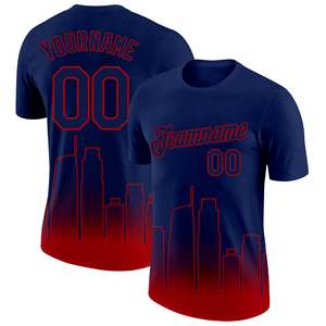 เสื้อเบสบอลแบบซับลิเมชั่นสั่งทำพิเศษสำหรับผู้ชาย โพลีเอสเตอร์ 100% ระบายเหงื่อได้ดี คอกลม แขนสั้น พร้อมชื่อทีมและหมายเลขส่วนตัว - Product Image 1