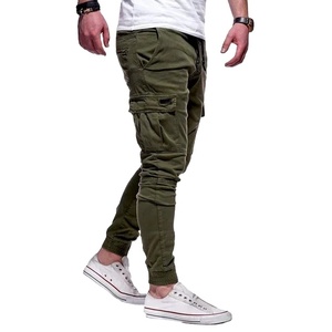 Pantalon cargo en tissu sergé écologique pour homme, dernière mode, vente en gros OEM, best-seller, coton léger, prix abordable - Product Image 4
