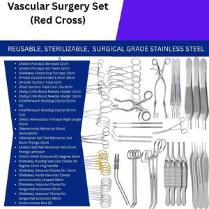 FORGELINE INDUSTRIES Set de Cirugía Vascular General (Red Cross) Manual Certificado CE Clase I Certificado ISO13485 FI-surg-26081814 1 - Product Image 6
