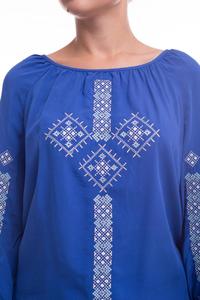 Blusa de Algodón para Mujer, Cuello en V, Corte Regular, Manga Corta, Estilo Casual y Sencillo, Lavable, Moda de Rajasthan - Product Image 2