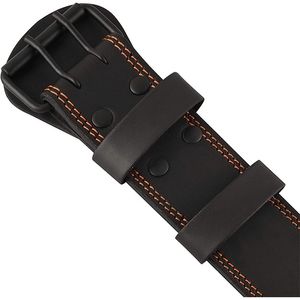 Ceinture de musculation en cuir premium pour hommes et femmes, réglable, pour la musculation, le squat et le soutien du dos - Product Image 2