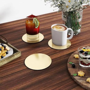 Posavasos de Acero Personalizados al por Mayor, Decoración de Mesa para Hoteles, Restaurantes y Oficinas, Nueva Colección, Posavasos de Diseño Sencillo en Oferta - Product Image 4