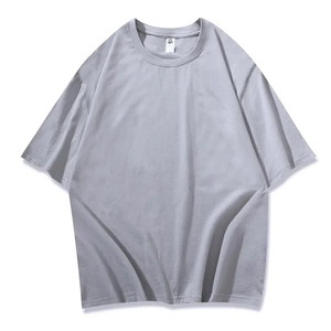 T-shirt à manches courtes pour homme, coupe classique, 100% coton, couleur unie, col rond, jersey décontracté, écologique, noir - Product Image 2