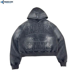 Sudadera con Capucha Oversize para Hombre y Mujer, de Algodón Grueso y Felpa, con Logotipo Personalizado, Estilo Urbano - Product Image 2