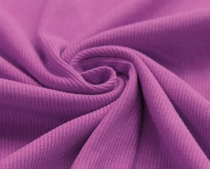 Purple Solid Breathable Eco-Friendly Flame Retardant Plain Dyed Lightweight Knitted Stretch Jersey <b>Fabric</b> for Sportswear Apparel - Product Image 3