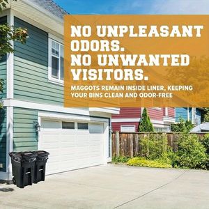 Sacs poubelle robustes de 35 gallons 33x40 pouces de qualité commerciale 60/120 sacs à ordures épais pour hôpital restaurant cour pour - Product Image 4