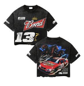 Camisetas de Hombre Oversize de Corte Holgado de la Mejor Calidad, Fabricación Personalizada de Fábrica 2026, Camisetas con Estampado Personalizado y Bajo Desgastado - Product Image 1