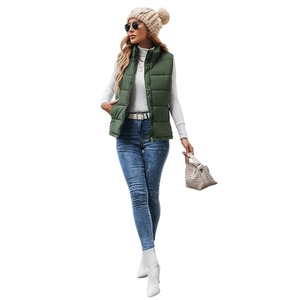 Chaleco Acolchado sin Mangas con Cuello Alto para Mujer, Modelo 2025, Superventas - Product Image 1