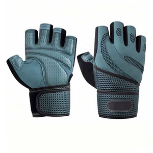 Gants de fitness unisexes pour femmes, haltérophilie, avec logo personnalisé, demi-doigts, gants de gym, vente en gros - Product Image 2