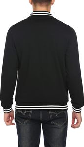 Varsity Style Leather Sleeves High Quality for spring Custom Logo Men's Vintage Wool Chenille Embroidery Baseball Jacket - Product Image 2