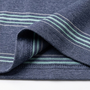 <b>Striped</b> <b>Polo</b> <b>Shirt</b> Bulk Custom Logo Pique Cotton Knit Casual Unisex Breathable Moisture Wicking Wholesale Supplier - Product Image 6
