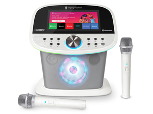 Smart Karaoke Machine Digital Singing System <b>HDMI</b> Bluetooth <b>USB</b> Home Party Entertainment Speaker <b>With</b> Microphones - Product Image 3