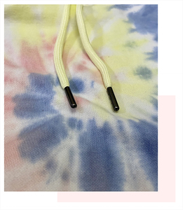 Solid Trader Superior <b>Soft</b> Cotton Classic Drop Shoulder Loose Fit Vibrant Multi Tone Sweatshirt Women Tie Dye <b>Hoodie</b> - Product Image 6