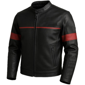 Nouvelle veste en cuir pour moto pour homme adulte, imperméable, coupe-vent, respirante, écologique, à manches longues, embossée - Product Image 2