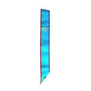 Écharpe de cérémonie maçonnique noire, brodée à la main avec un design détaillé, tissu durable, taille personnalisée et sur mesure - Product Image 4