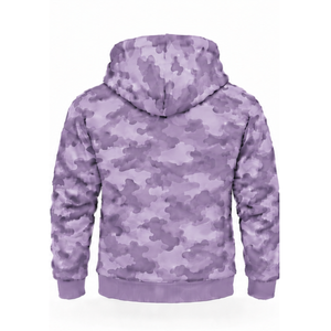 Manufacturer Lavender Camo <b>Tracksuit</b> Unisex Full Zip Hoodie Jogger Pants Set Custom <b>Camouflage</b> Casual Sportswear Training Outfit - Product Image 3