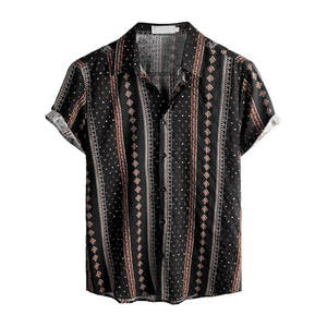 Camisas de Playa Modernas para Hombre, Tela Suave, Corte Relajado, Estilo Veraniego, Ideal para Vacaciones y Aventuras - Product Image 1