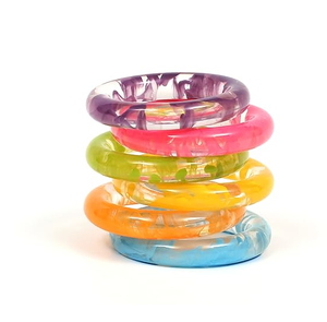 Eco-Friendly Custom Resin Napkin Rings for Festival Used Multi Color Good Quality Coloured Resin Napkin Rings - Product Image 4