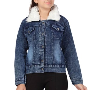 Chaqueta Vaquera para Mujer, Manga Larga, con Cuello de Piel Sintética, Cierre de Botones - Product Image 2
