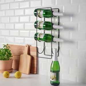ชั้นวางไวน์ไม้ทรงสามเหลี่ยมทันสมัยสำหรับวางบนเคาน์เตอร์บาร์ที่บ้าน - Product Image 5