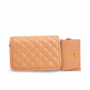 Bolso de hombro para mujer Formal Marrón P36137 - Product Image 1
