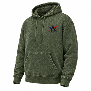 Sweat à capuche délavé pour homme, en coton vintage, coupe oversize, intérieur polaire doux, style décontracté - Product Image 2