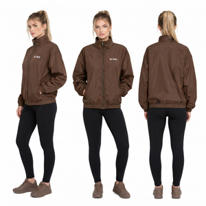 Chaqueta Winbrekaer con Logotipo Bordado Personalizado para Mujer, Chaqueta Ligera Informal de Nailon para Senderismo y Camping, Chaqueta Impermeable para Mujer con Cremallera Completa - Product Image 5