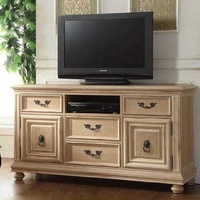Meubles de salon en bois massif, table basse antique et meuble tv de haute qualité