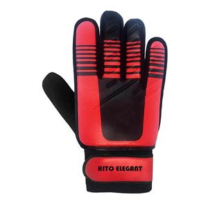 Gants de gardien de but de football en gros, paume avant en latex Giga, dos en silicone imprimé, coupe Meduis, sangle élastique attachée, personnalisable - Product Image 2