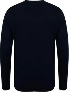 Sudadera con Cuello en V Personalizada al por Mayor para Hombre, Sudadera Informal de Manga Larga, Ligera, de Color Sólido para Invierno - Product Image 3