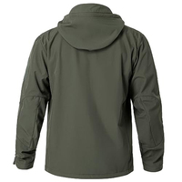 Veste bomber softshell imperméable coupe-vent à capuche et fermeture éclair pour unisexe