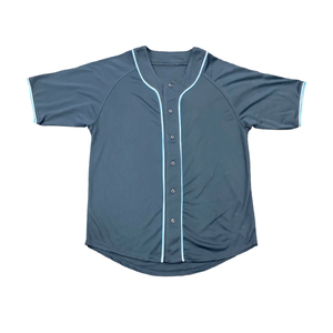 Camiseta de béisbol de manga corta, ligera, de corte regular, con MOQ bajo, fabricada en Pakistán. - Product Image 1