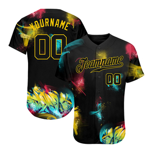 Custom Baseball Jersey Men's Short Sleeve T <b>Shirt</b> V-Neck T <b>Shirt</b> Breathable <b>100</b>% <b>Polyester</b> T <b>Shirt</b> Sporty Team Uniform - Product Image 2