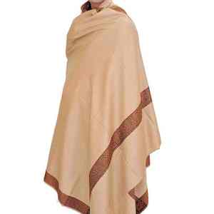 Châle en laine pour homme 100% pure laine, chaud pour l'hiver, double face, à franges, traditionnel musulman, vente en gros, service OEM, faible MOQ - Product Image 3