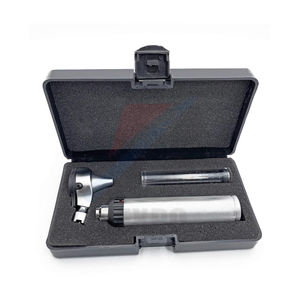 Otoscope à fibre optique compact avec 10 embouts et corps métallique - Product Image 5