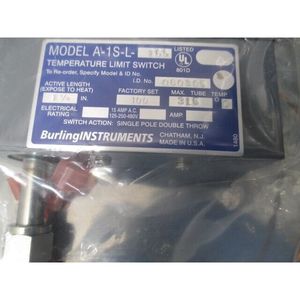 สวิตช์จำกัดอุณหภูมิ Burling Instruments รุ่น 170-10818-00 - อุปกรณ์และอะไหล่เซมิคอนดักเตอร์ระดับโลกที่เชื่อถือได้ - Product Image 3