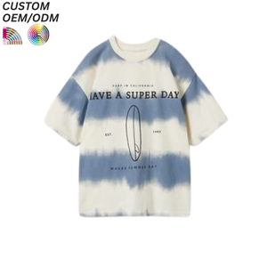 T-shirts en coton décontractés pour garçons et enfants, coupe ajustée, manches courtes, col uni, motif respirant, séchage rapide, compressés, avec logo personnalisé - Product Image 1