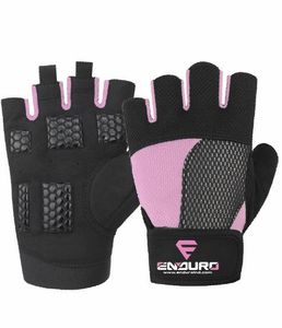 Premium Quality Leather <b>Half</b> Finger Unisex Gym Gloves Lace-Up Closure Adjustable Wrist Strap Fitness Weightlifting Non <b>Slip</b> - Product Image 3